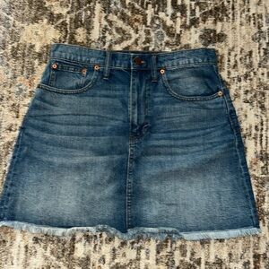 Madewell Denim Mini Skirt